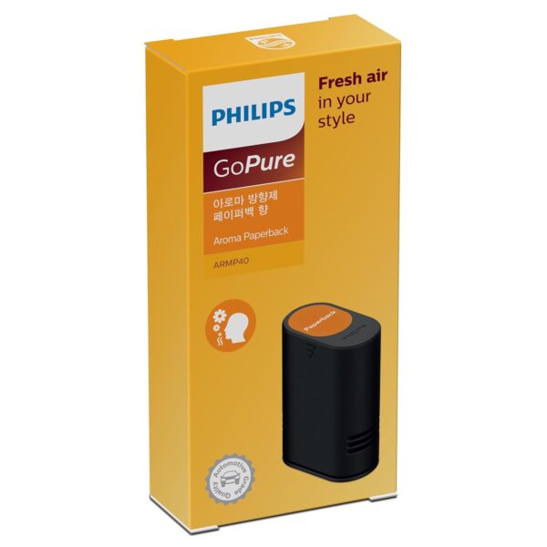 Philips Aroma Paperback Cartridge Paperback for Go Pure Style 7611 Car Air Purifier